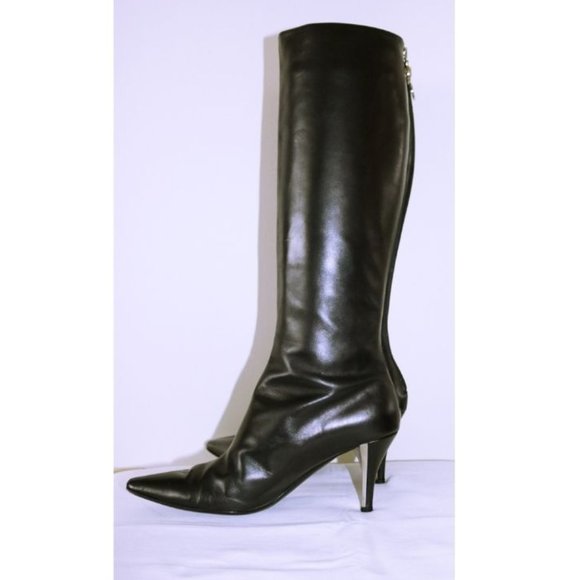 //Host Pick// Salvatore Ferragamo Gancini Knee-High Boots - Picture 8 of 9